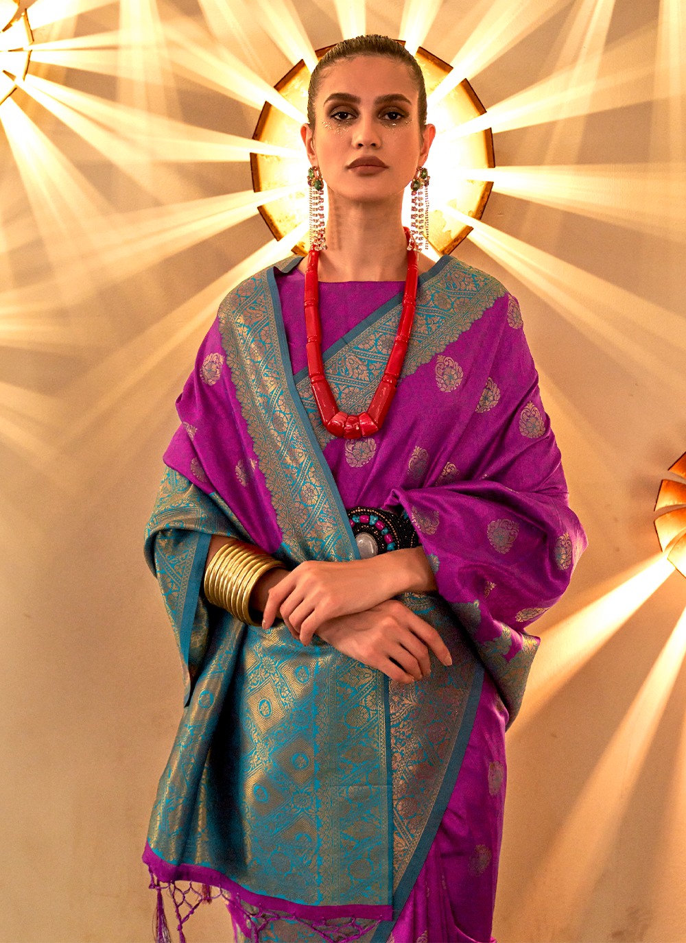 Classic Weaving Zari Silk Saree - S3178