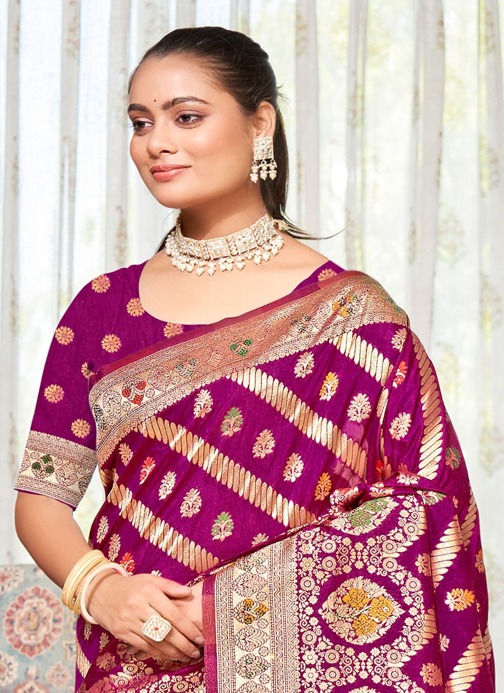 Traditional Woven Silk Saree - S6561
