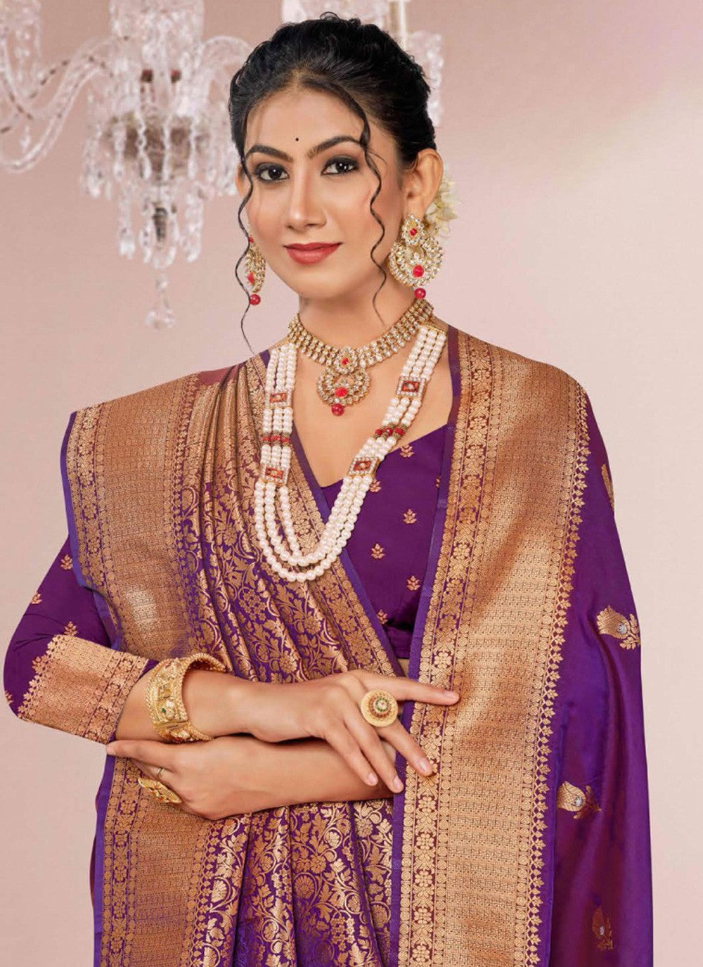 Traditional Woven Silk Saree - S7350