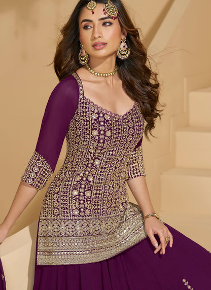 Pure Georgette Festival, Mehandi & Sangeet, Reception Readymade Lehenga Choli L3550