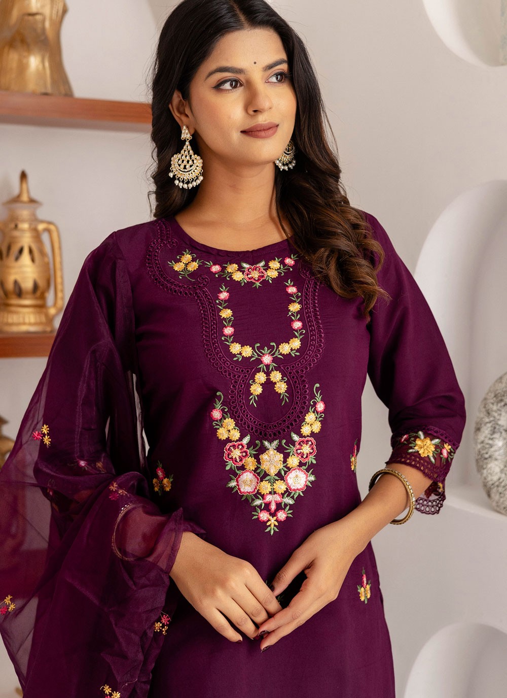 Archive Embroidered 316440 Purple T6719