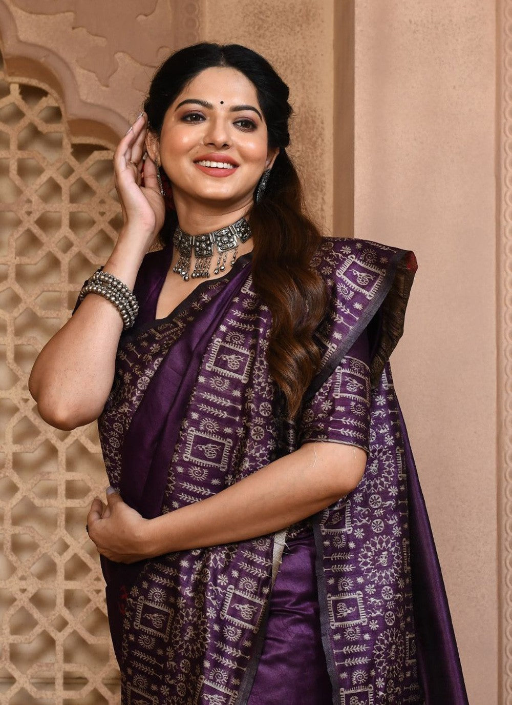 Trendy Woven Handloom Silk Saree - S2906