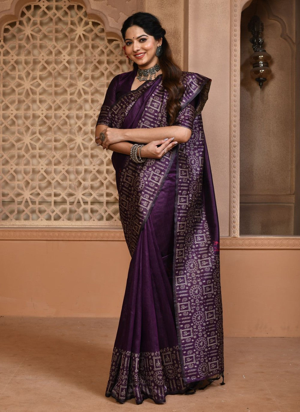 Trendy Woven Handloom Silk Saree - S2906