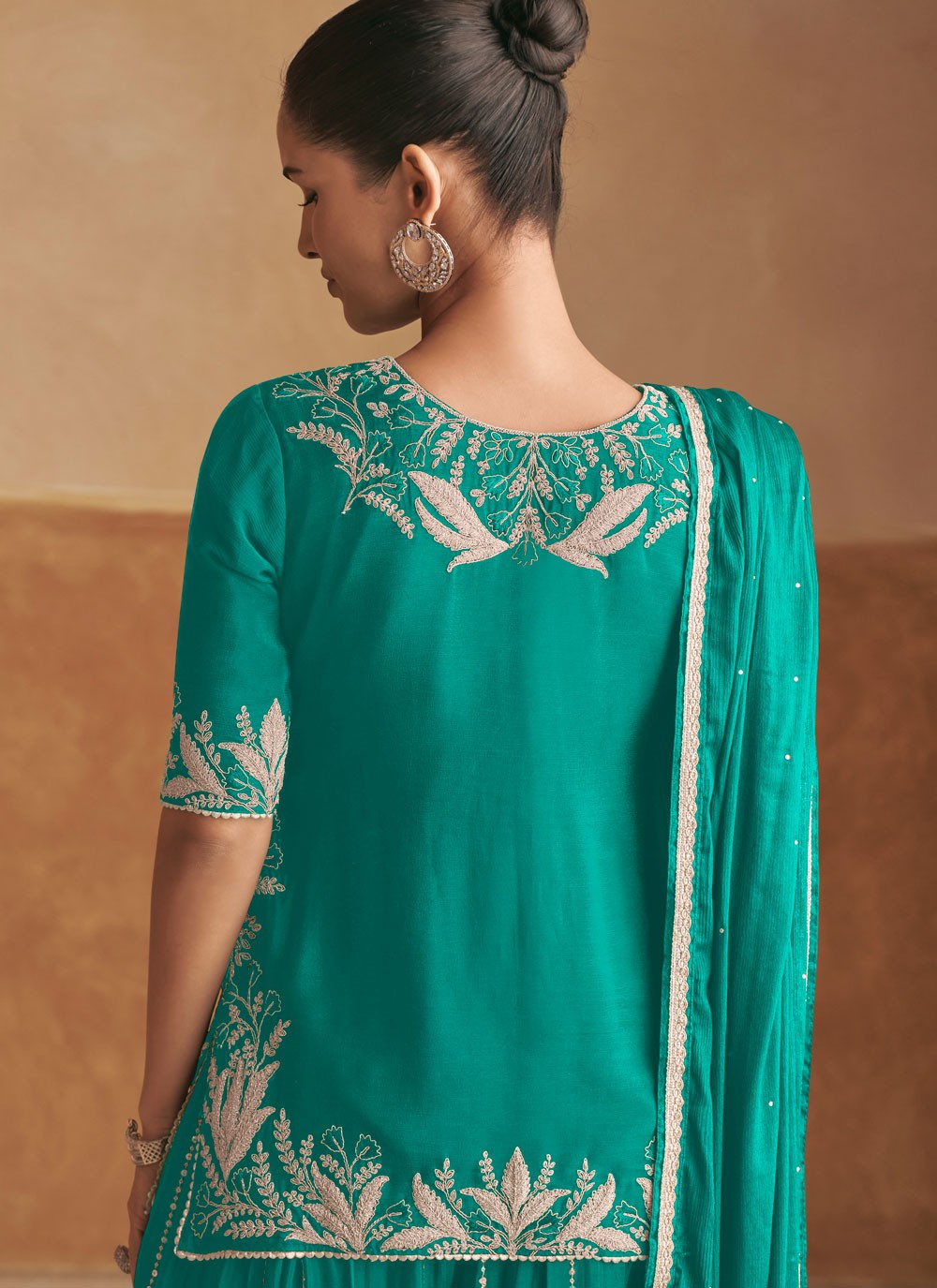 Palazzo Suit Embroidered Rama Chinon T5435