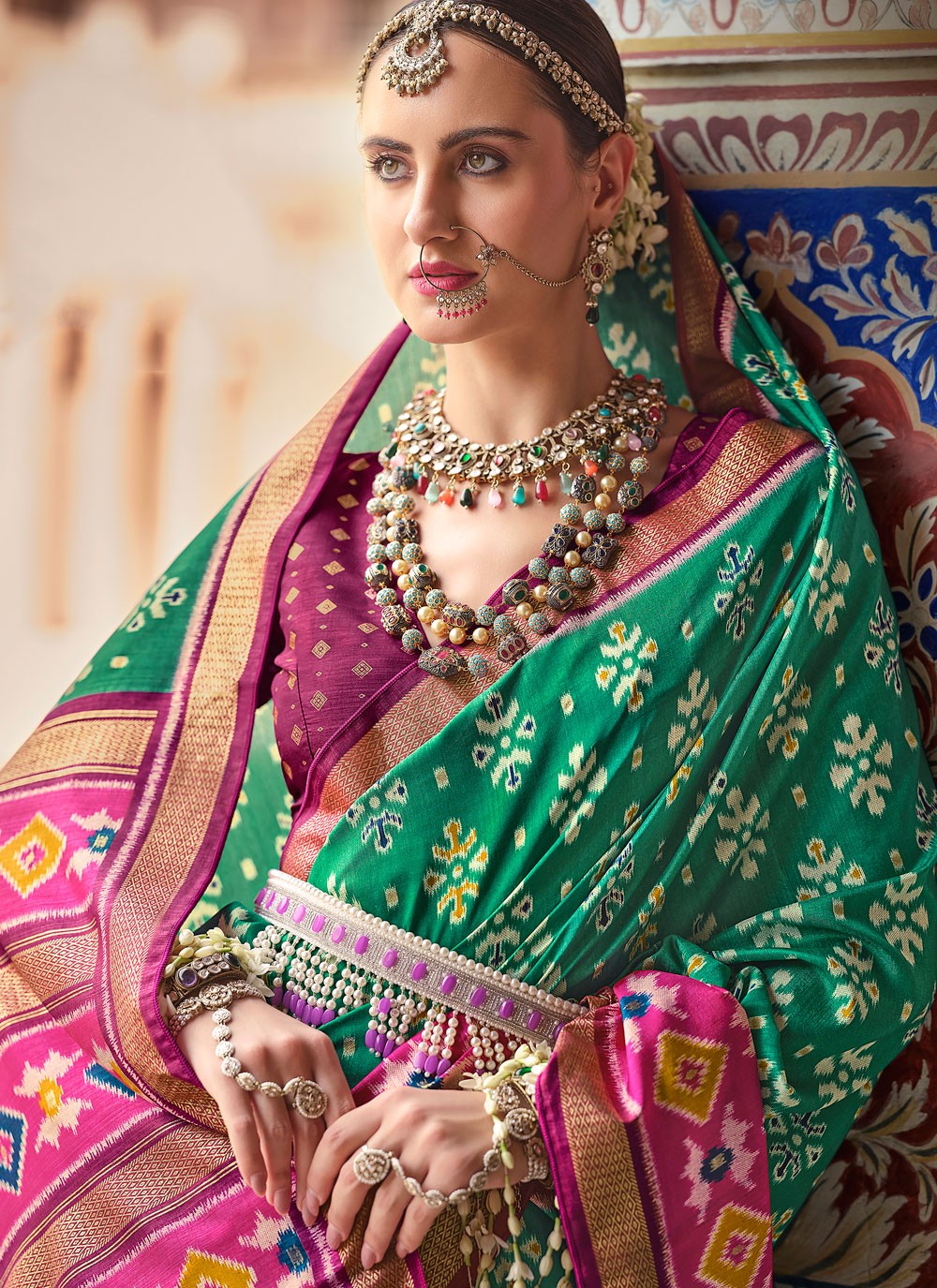 Classic Fancy Work Silk Saree - S8555