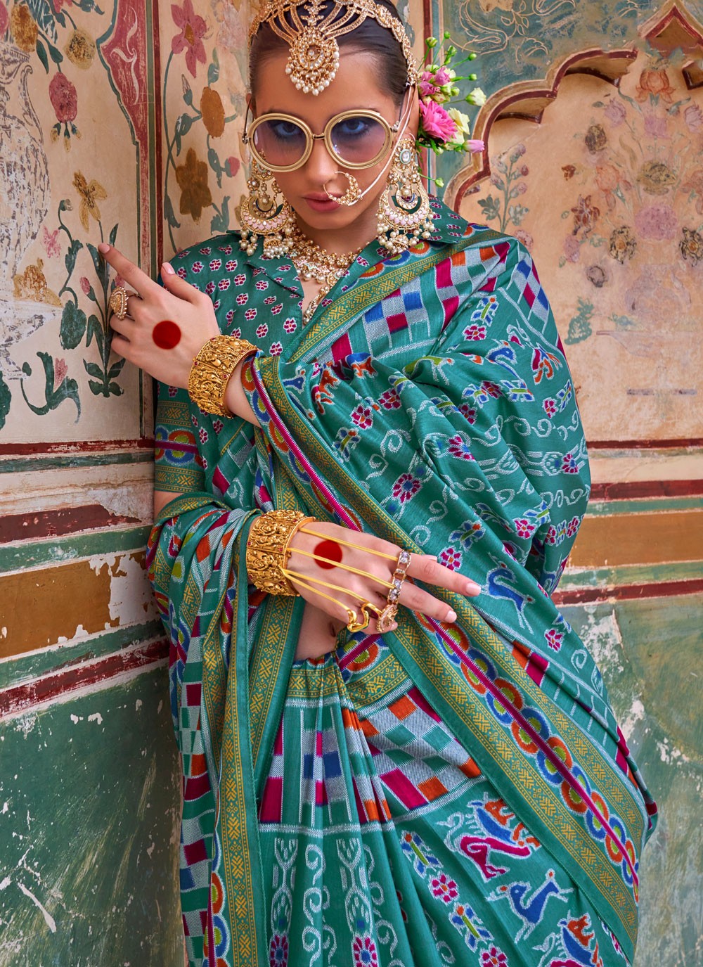 Printed Silk Saree - S11716