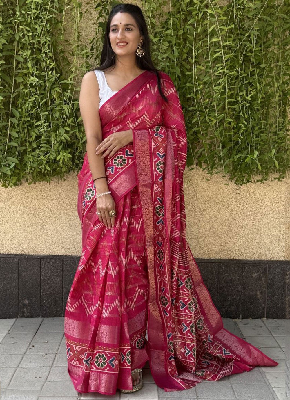 Printed Cotton Silk Saree - S11962