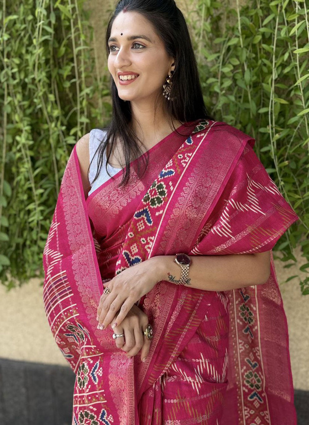 Printed Cotton Silk Saree - S11962