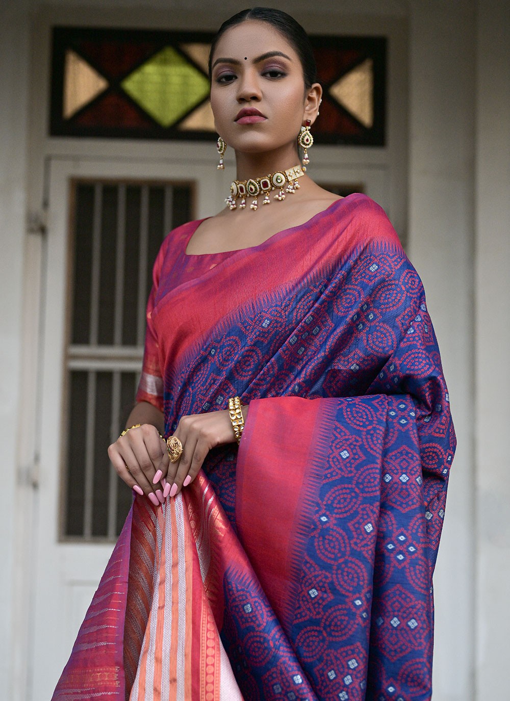 Classic Woven Raw Silk Saree - S6668