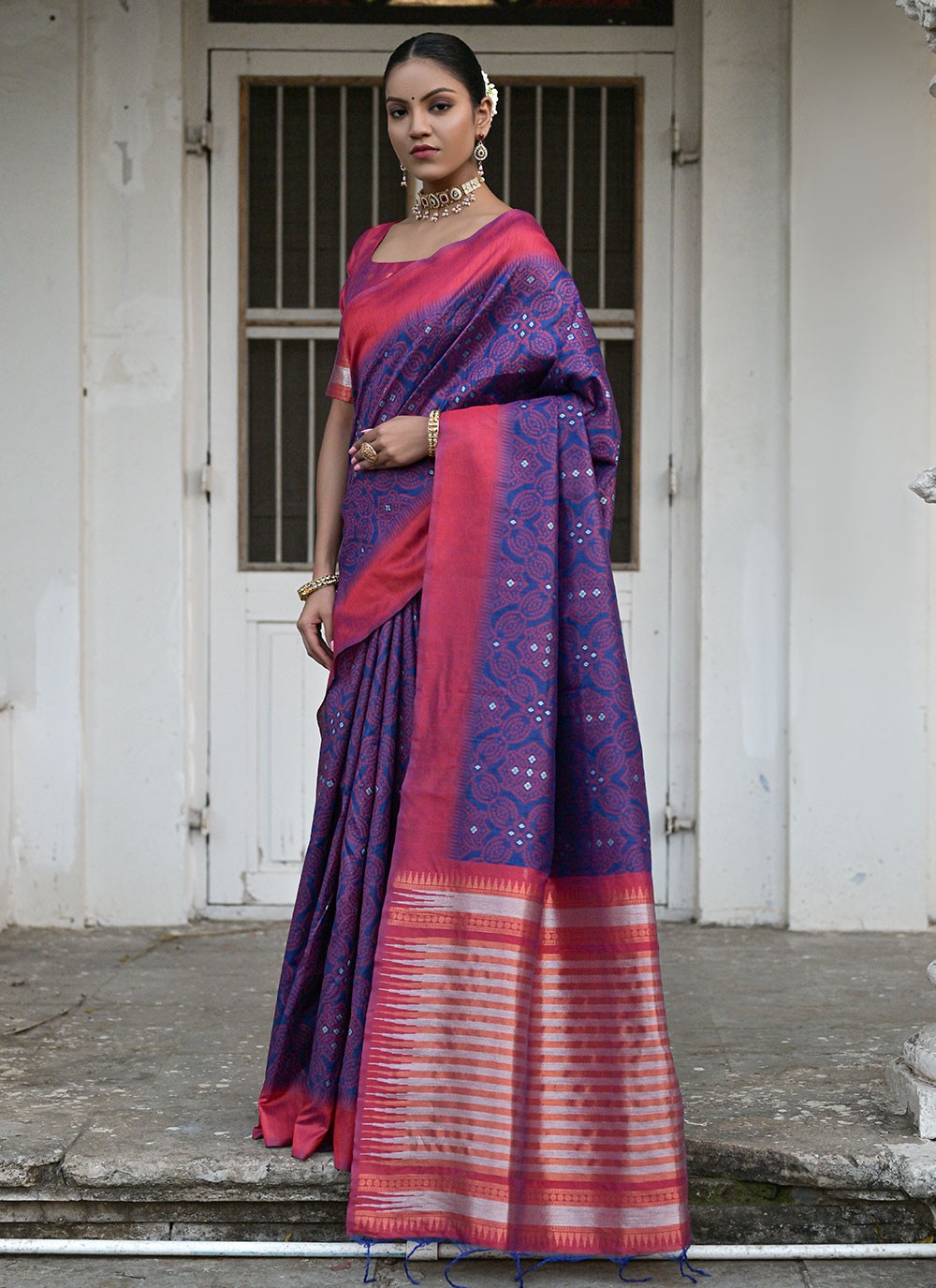 Classic Woven Raw Silk Saree - S6668