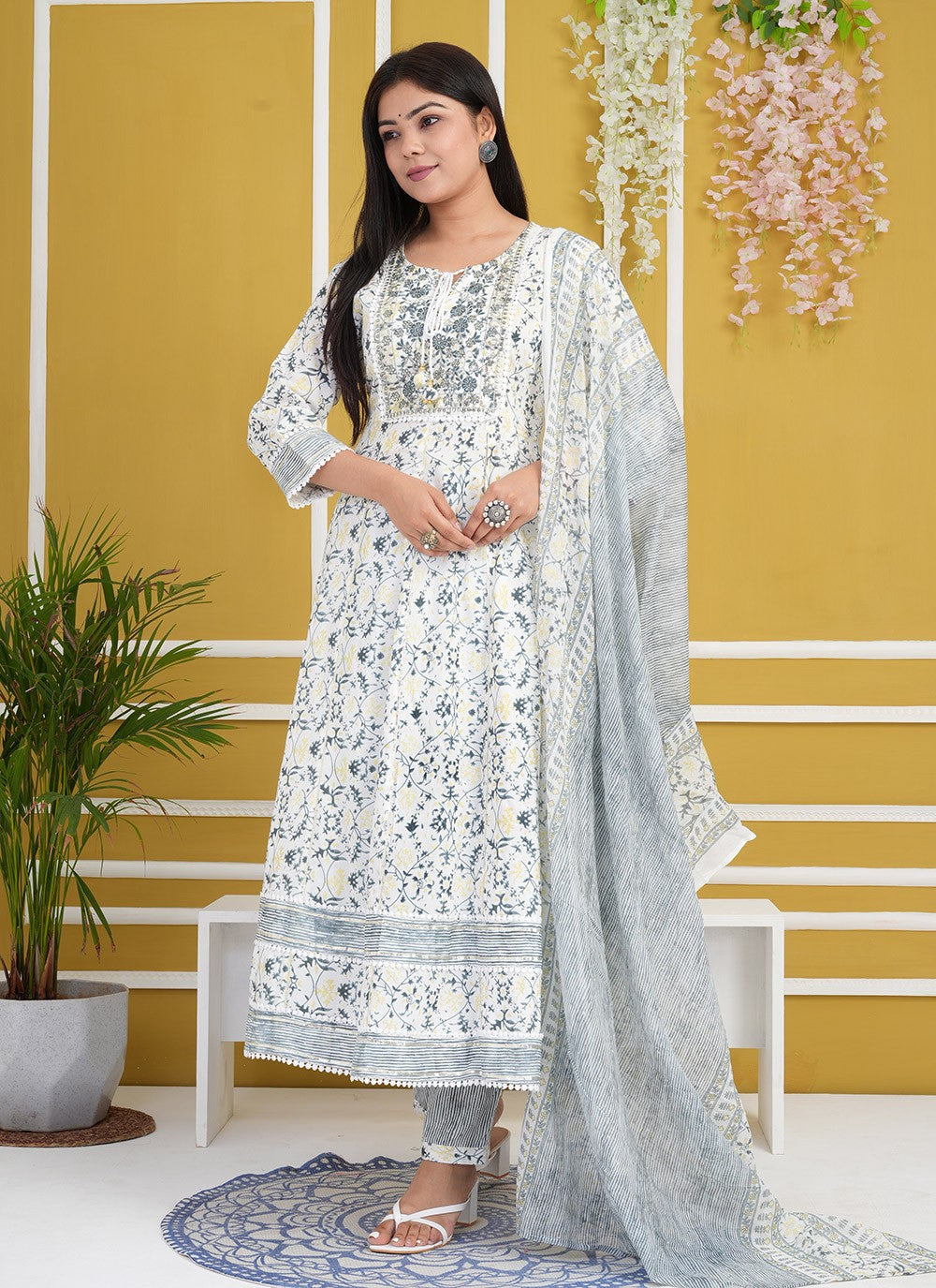 Cotton , Rayon Salwar Suit - T3246