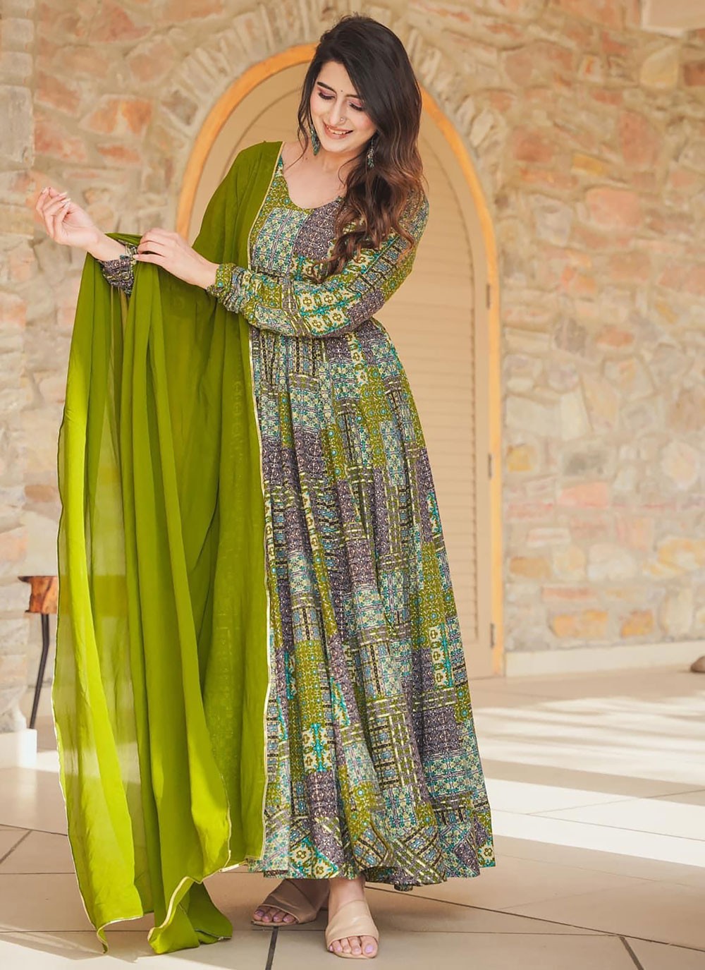 Rayon Gown - G1425