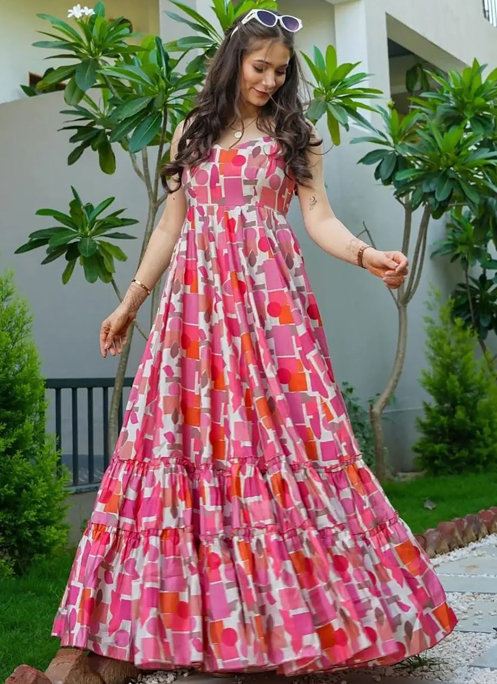 Rayon Gown - G1529