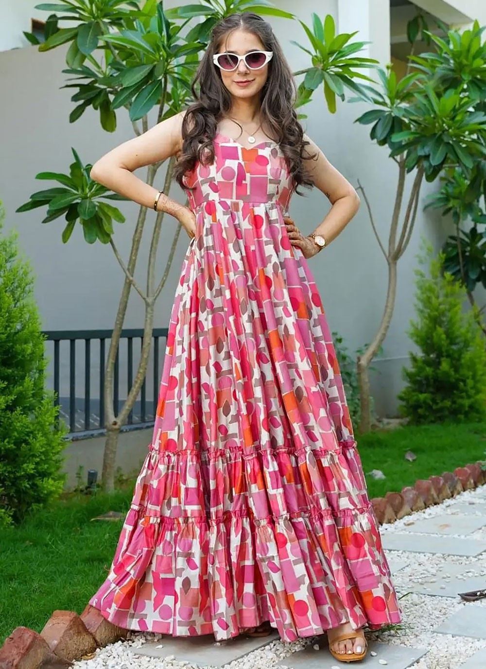 Rayon Gown - G1529