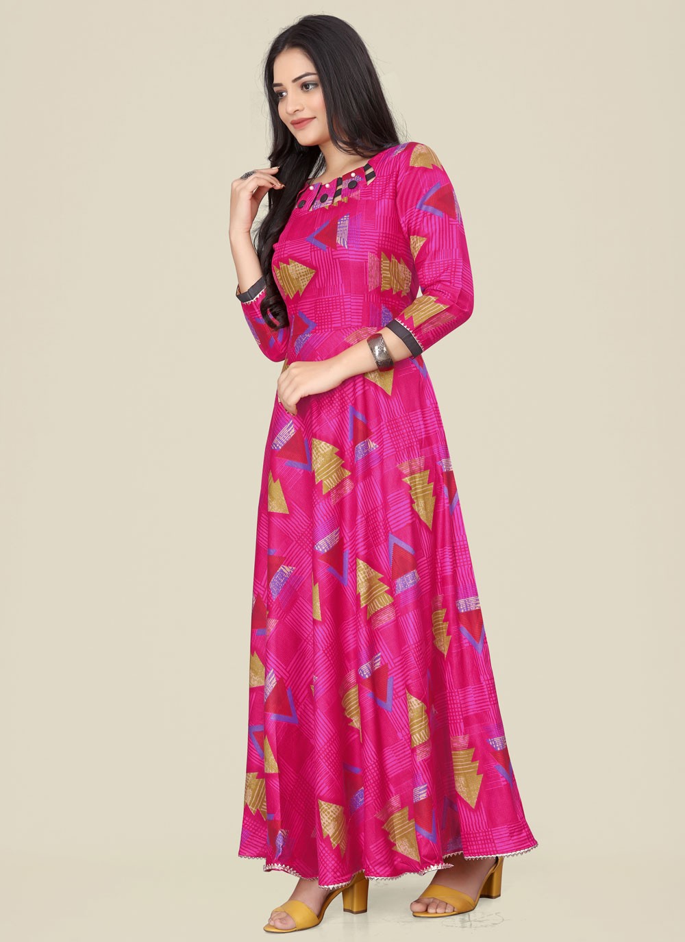 Rayon Gown - G1655