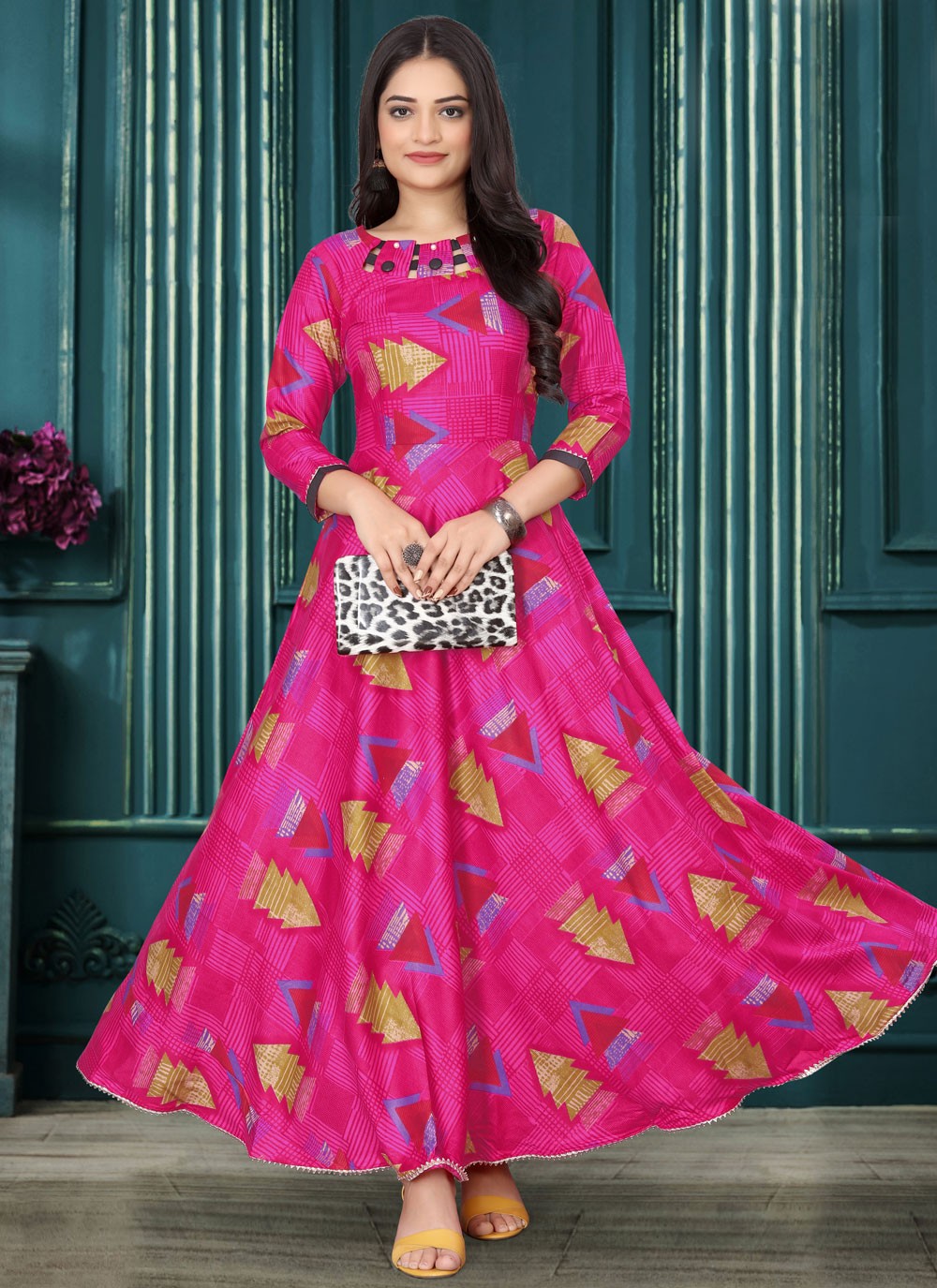 Rayon Gown - G1655