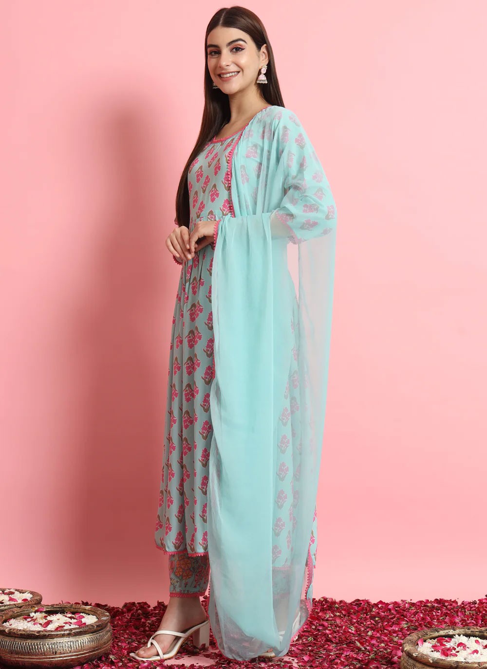 Rayon, Viscose Salwar Suit - T2326