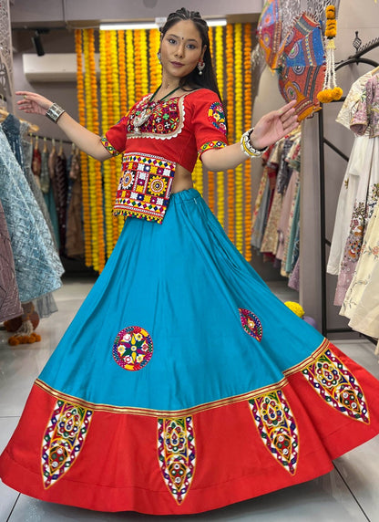 Lace Silk Readymade Lehenga Choli - L2291