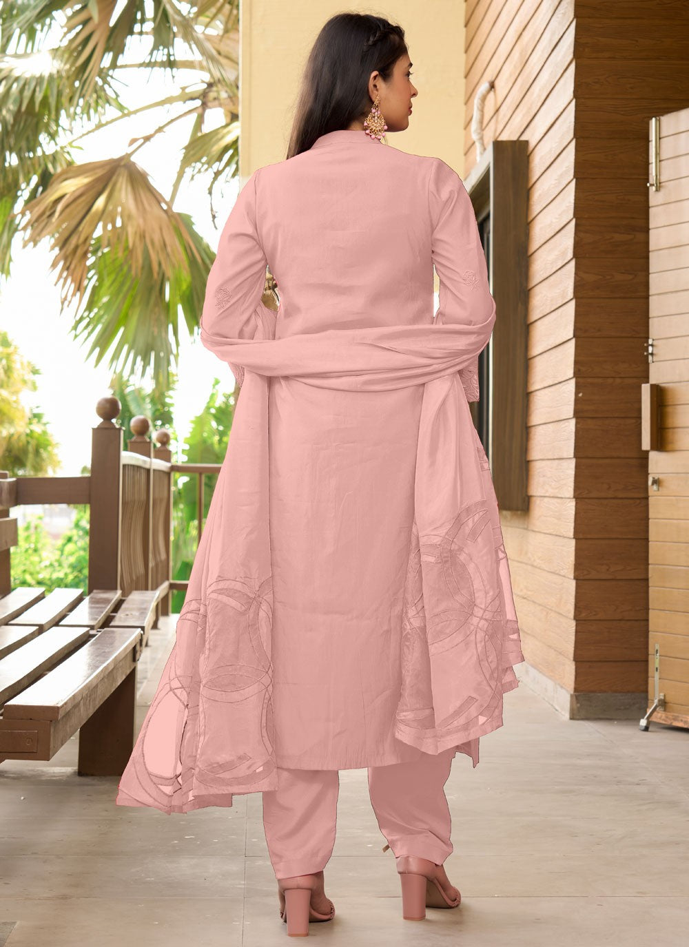 Art Silk Salwar Suit - T3746
