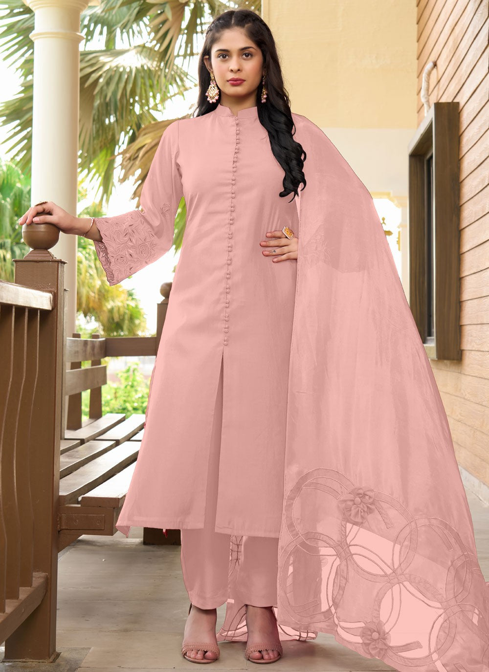 Art Silk Salwar Suit - T3746
