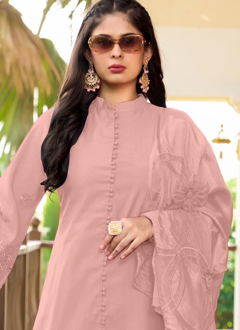 Art Silk Salwar Suit - T3746