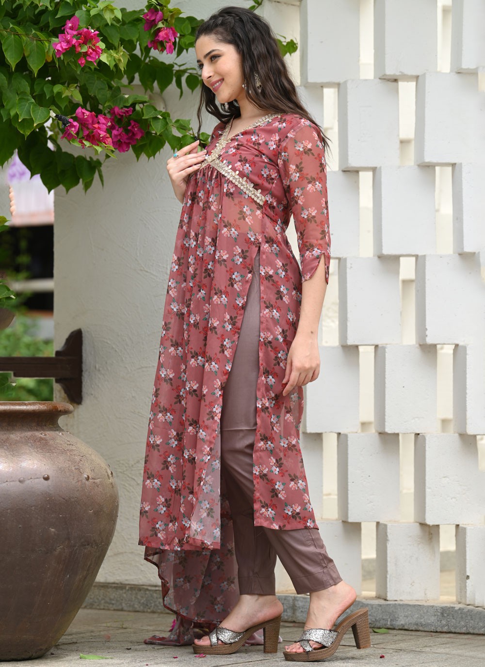 Archive Fancy Work, Lace, Printed 316613 Pink T6770
