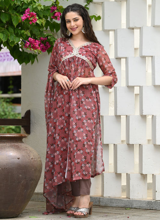 Archive Fancy Work, Lace, Printed 316613 Pink T6770
