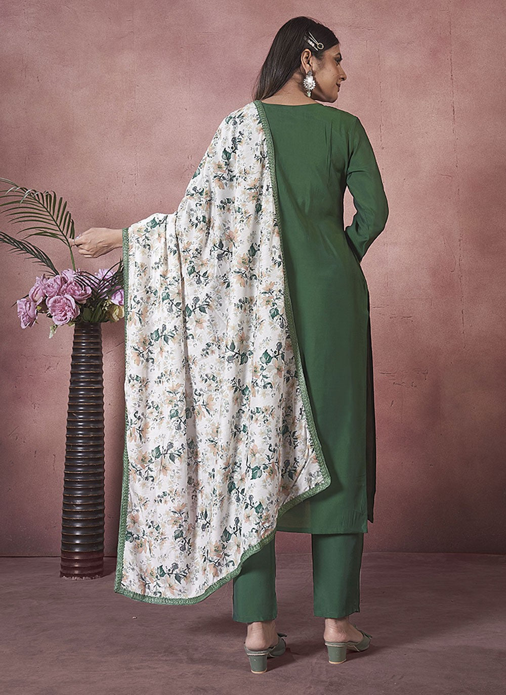 Art Silk Salwar Suit - T3107
