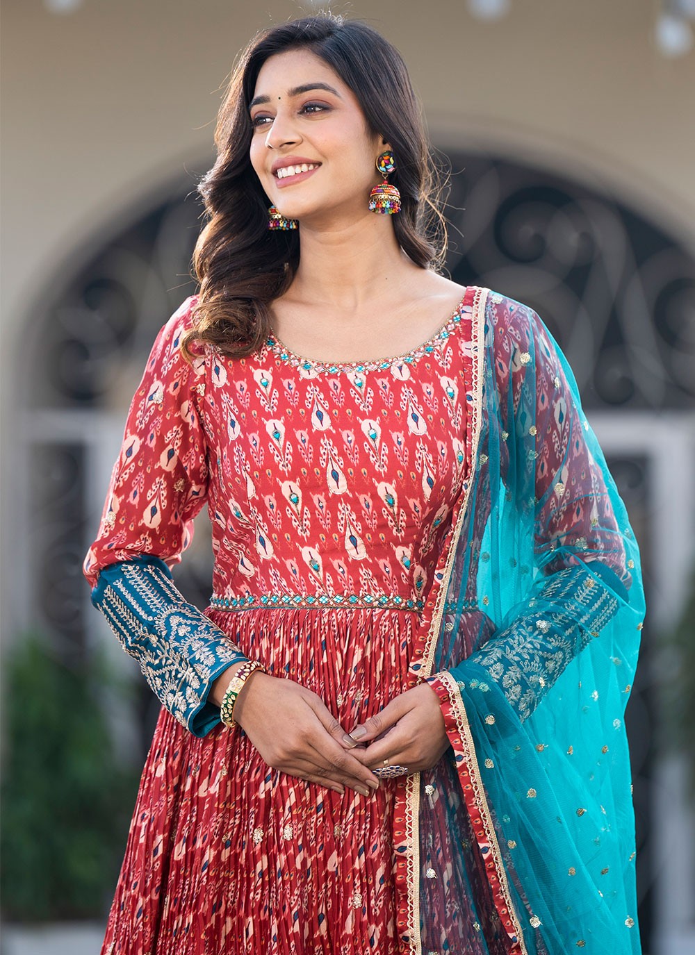 Georgette, Silk Gown - G1291