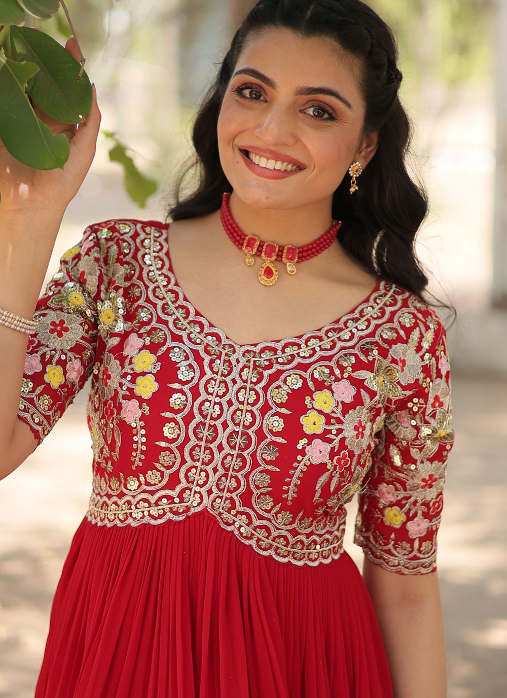 Faux Georgette Gown - G1466