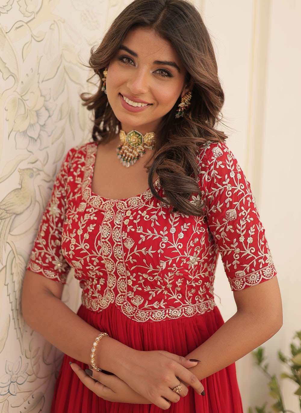 Faux Georgette Gown - G1419