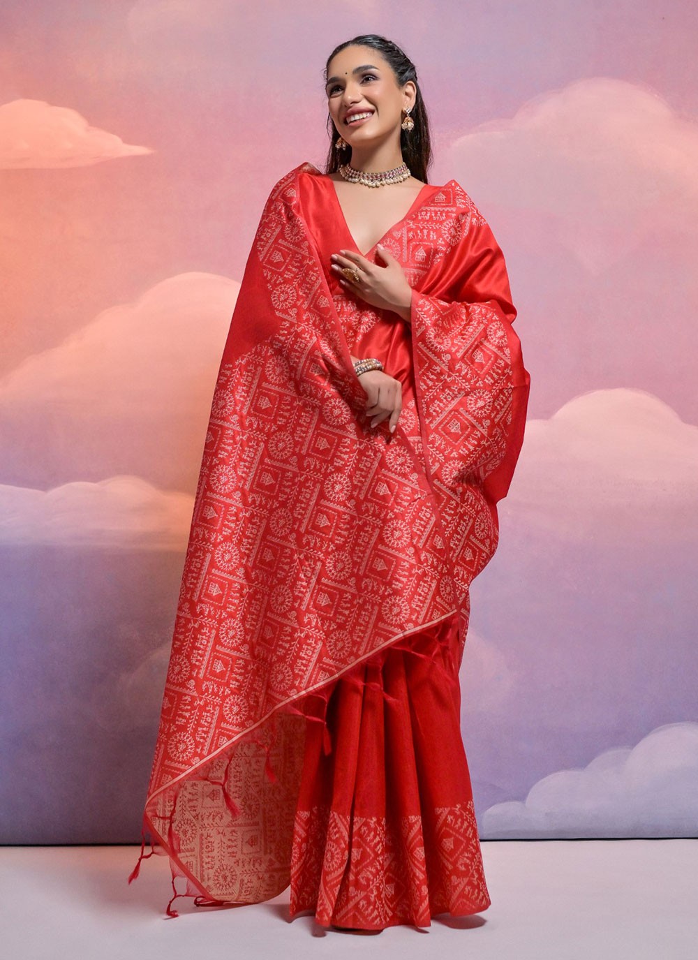 Classic Woven Handloom Silk Saree - S5715