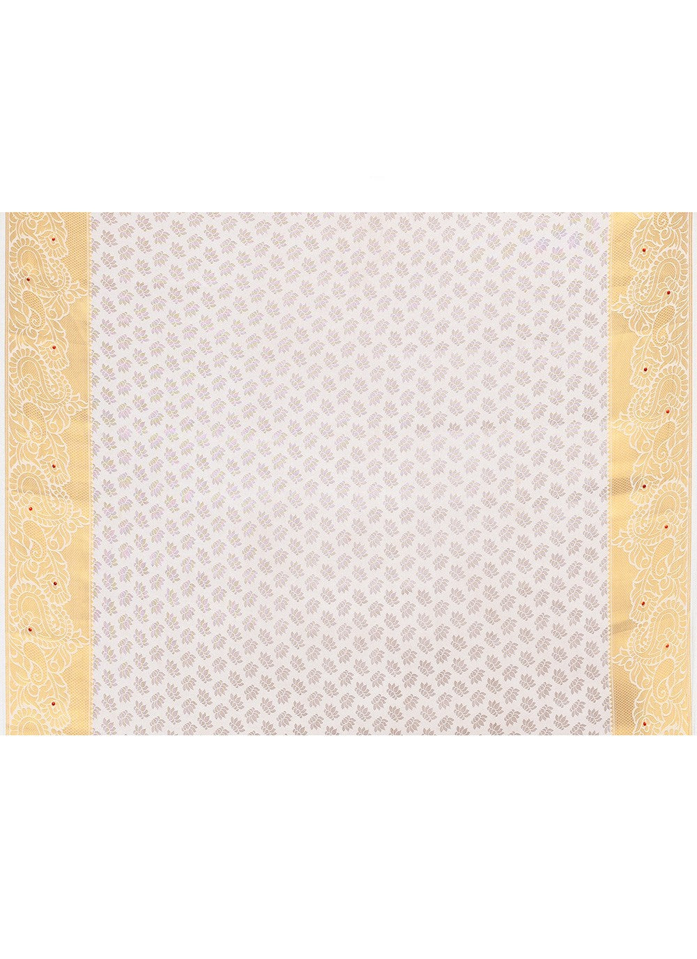 Classic Saree Hand Embroidery Red Kanjivaram Silk Saree S13106