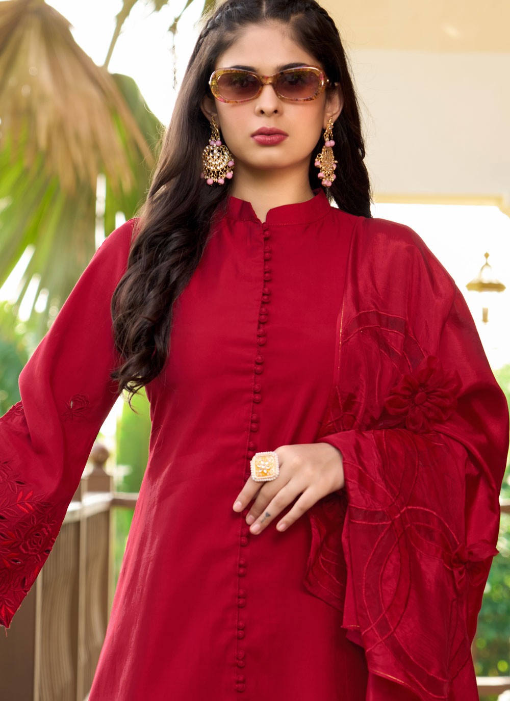 Art Silk Salwar Suit - T3746