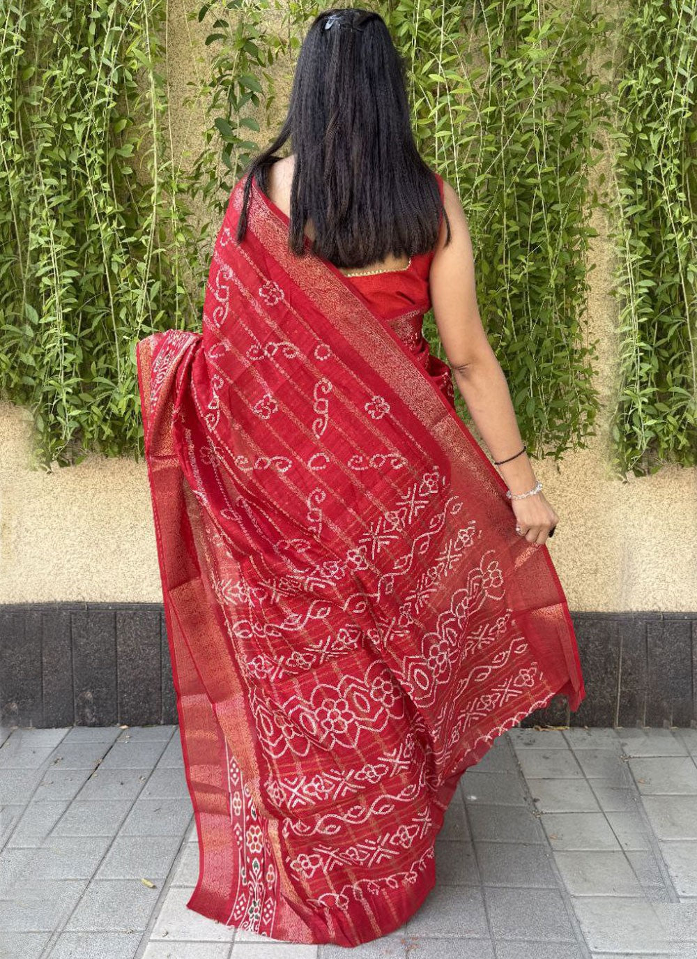 Printed Cotton Silk Saree - S11962