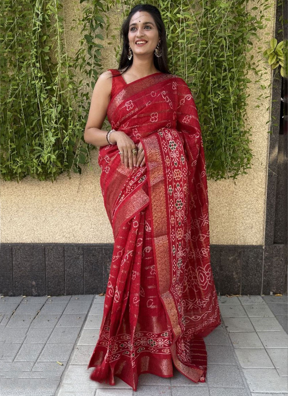 Printed Cotton Silk Saree - S11962