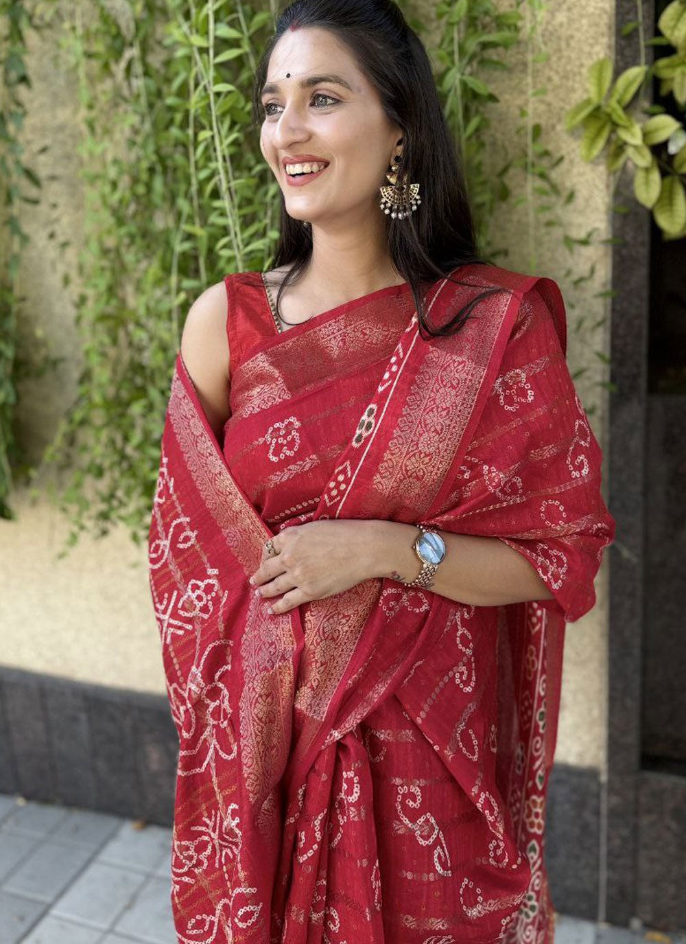 Printed Cotton Silk Saree - S11962