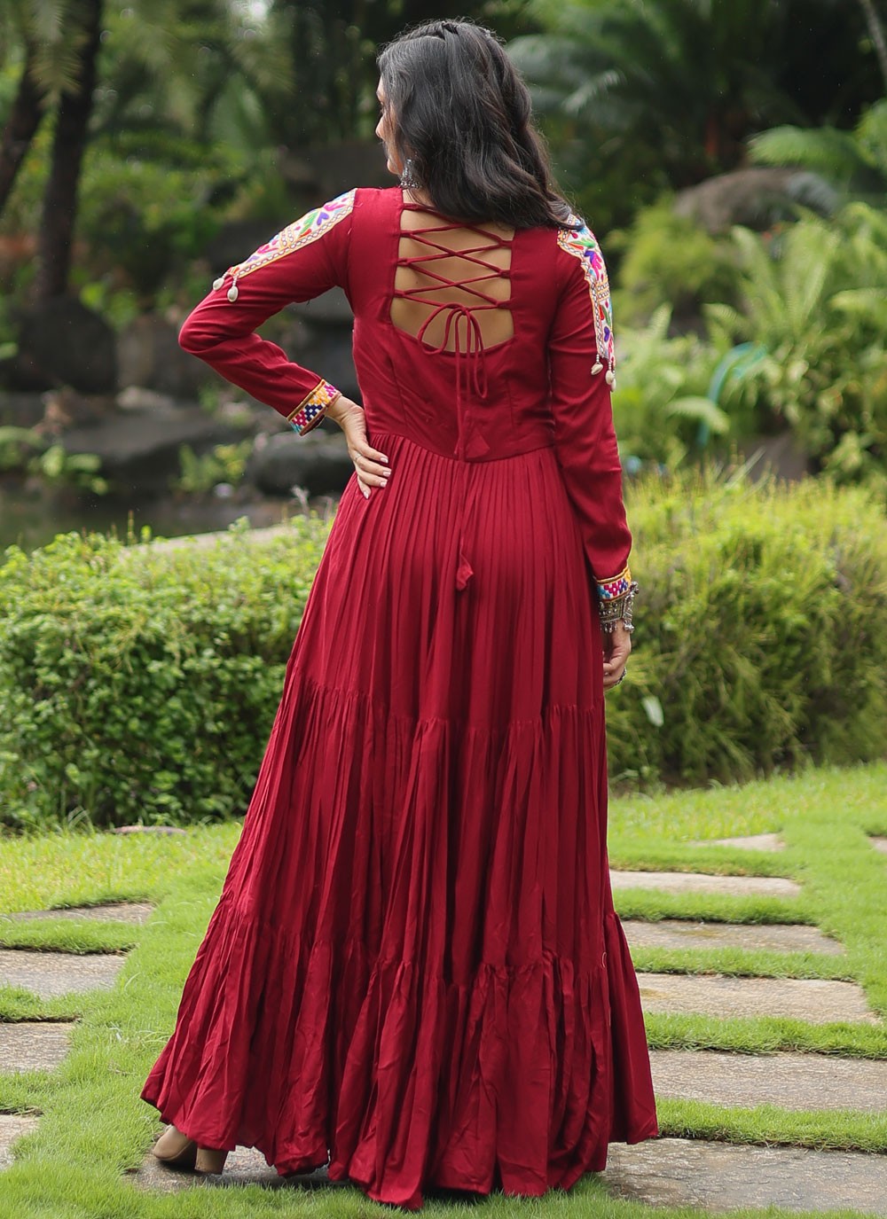 Rayon Gown - G1595