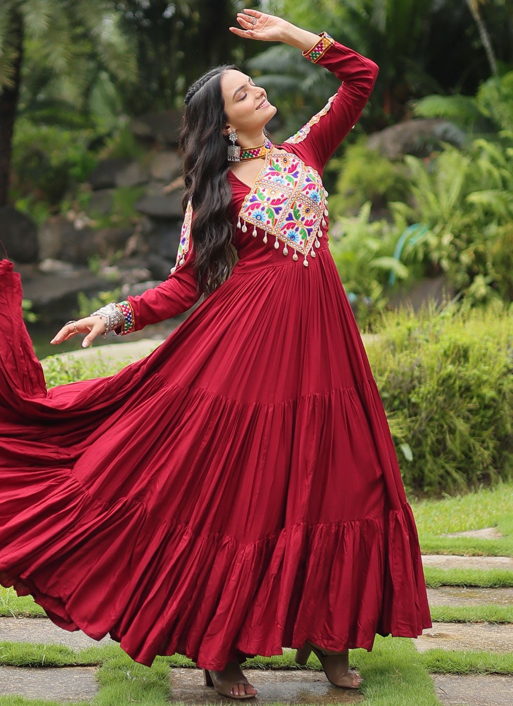 Rayon Gown - G1595