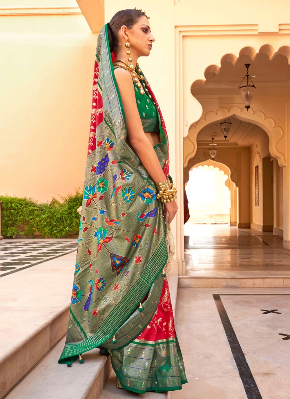 Casual Woven Silk Saree - S6088
