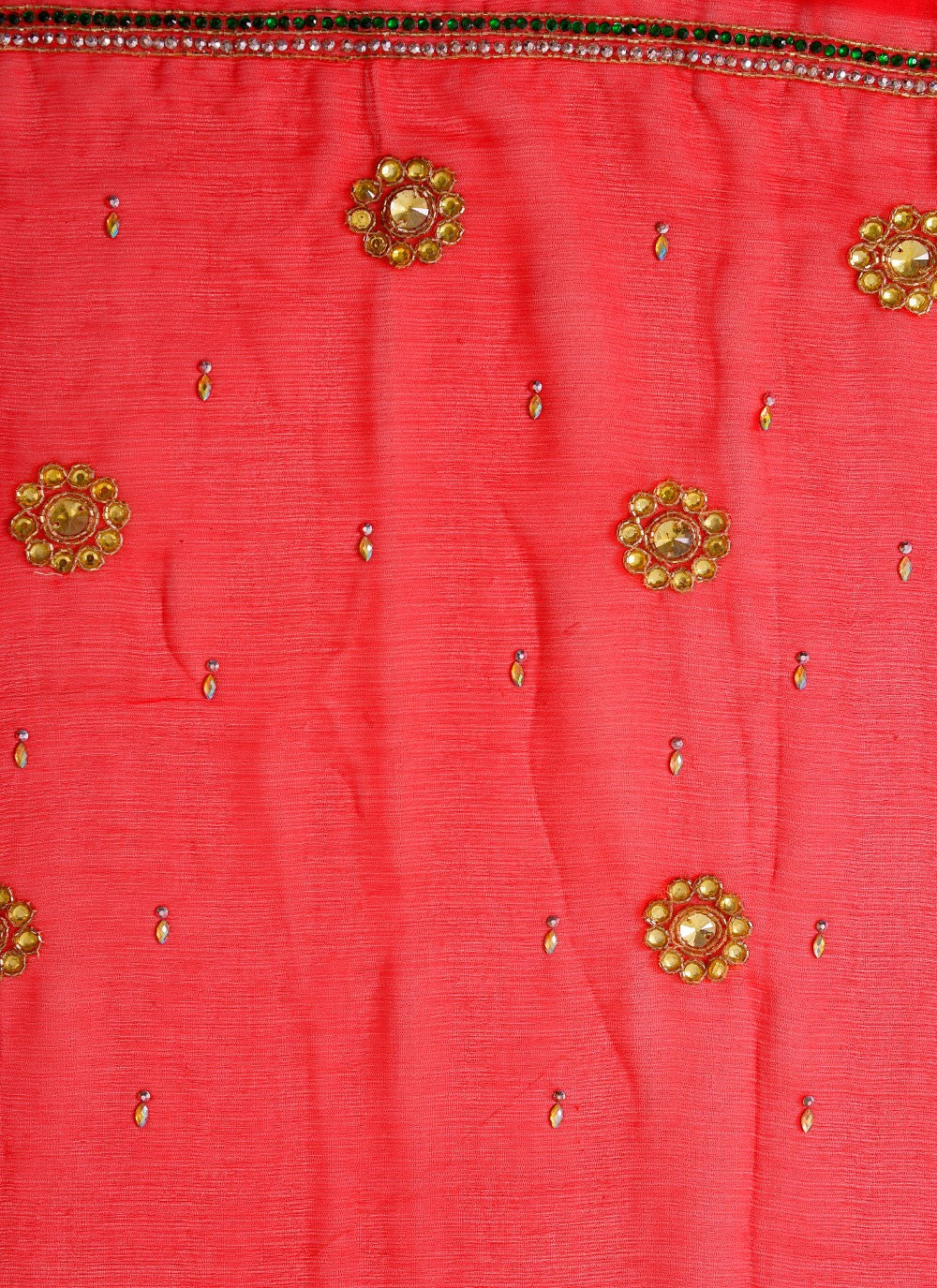 Classic Embroidered Georgette Saree - S7711