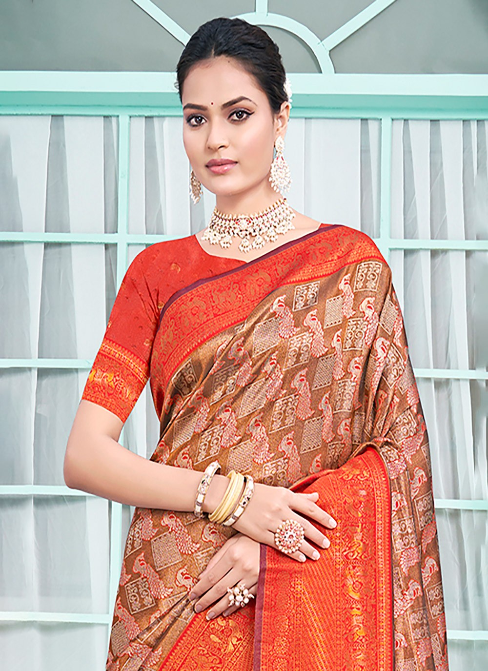 Classic Woven Silk Saree - S6605