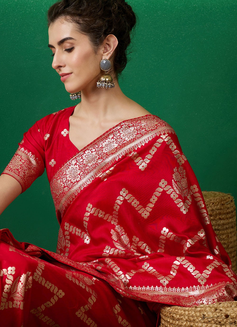 Classic Woven Cotton Saree - S6963