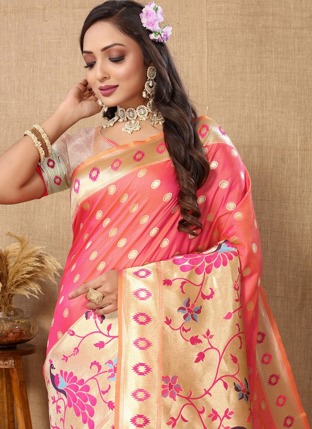 Classic Weaving Zari Silk Saree - S5622