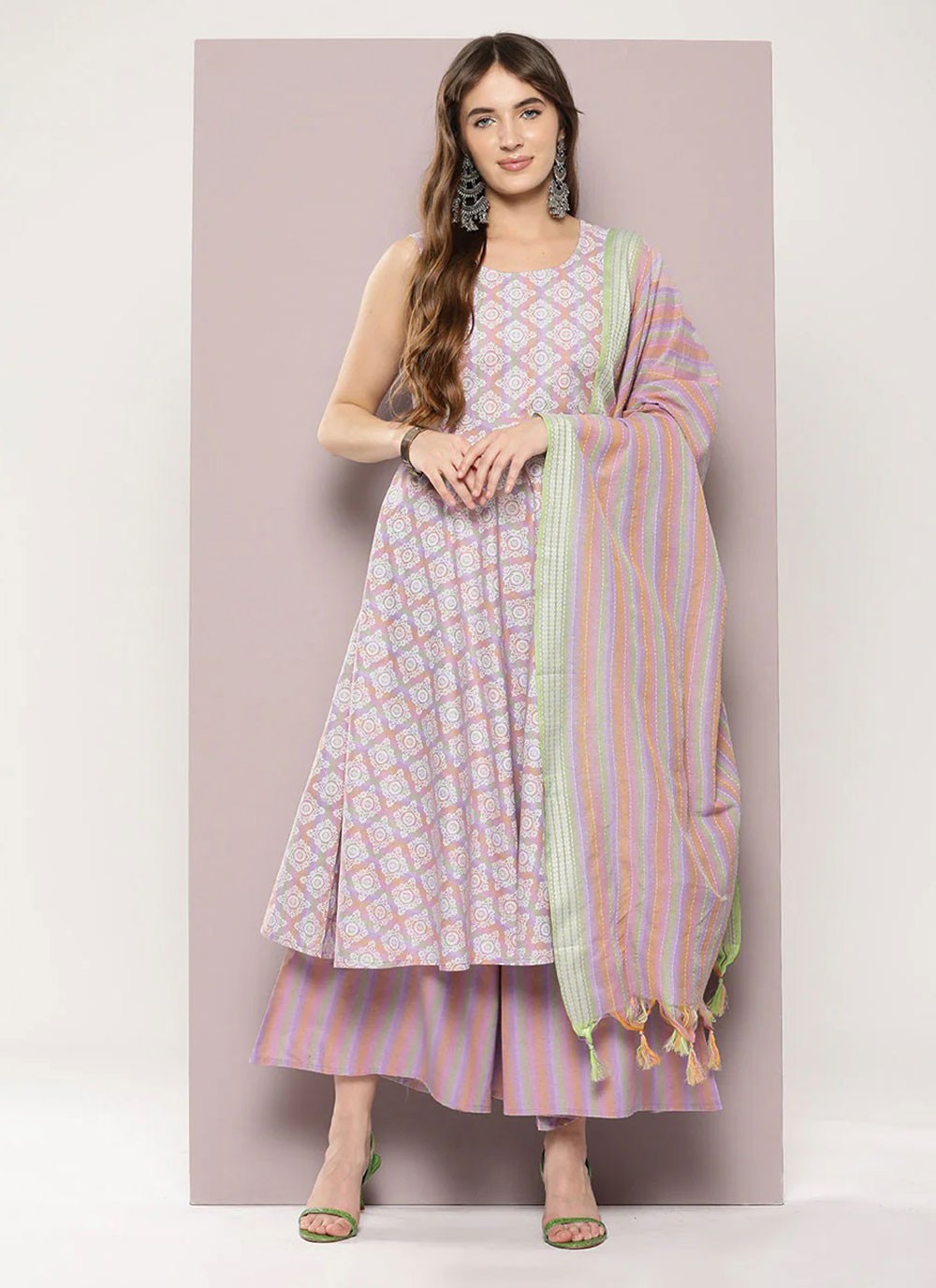 Cotton , Polyester Salwar Suit - T2598