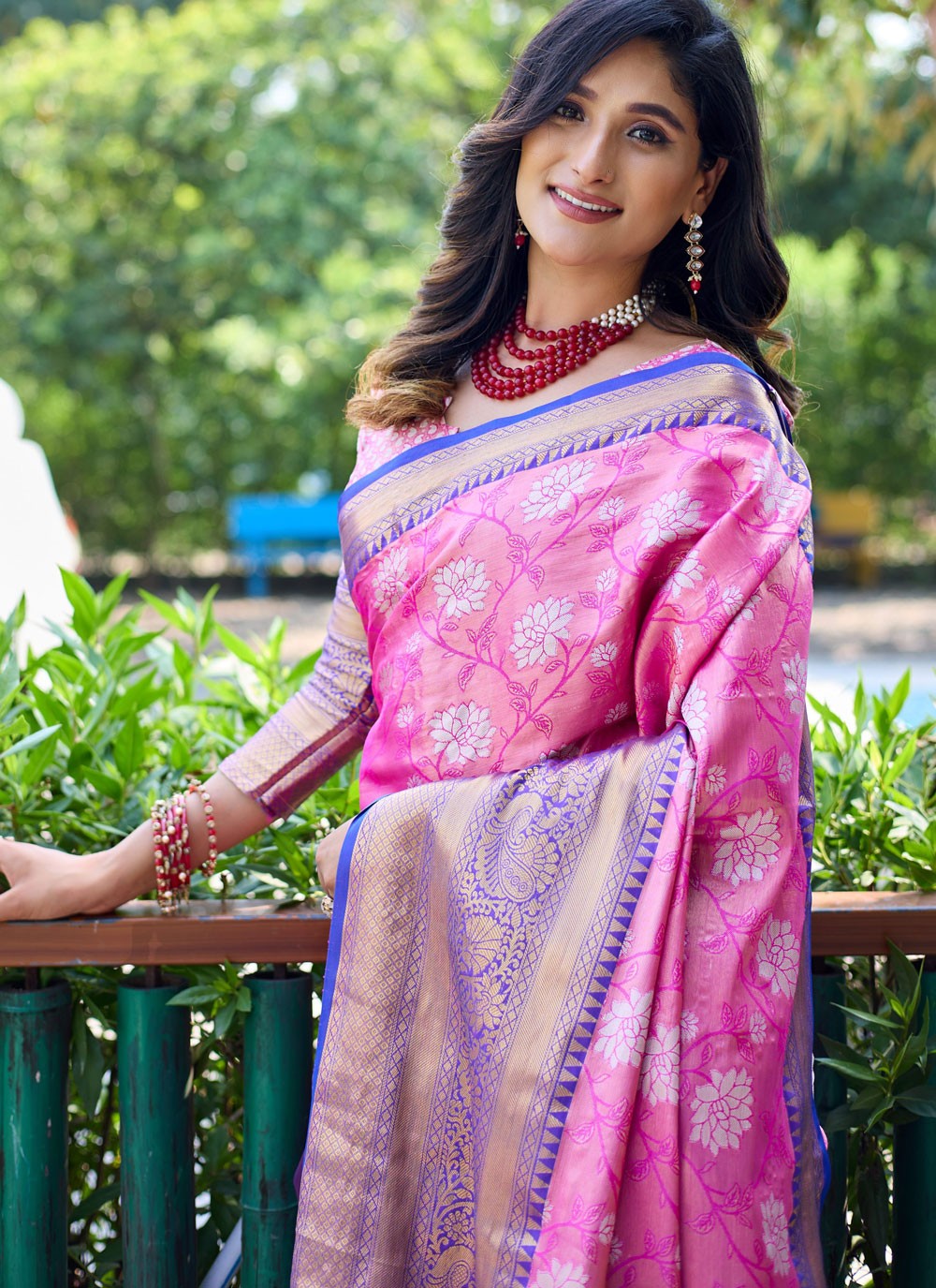 Woven, Zari Banarasi Silk Saree - S12256