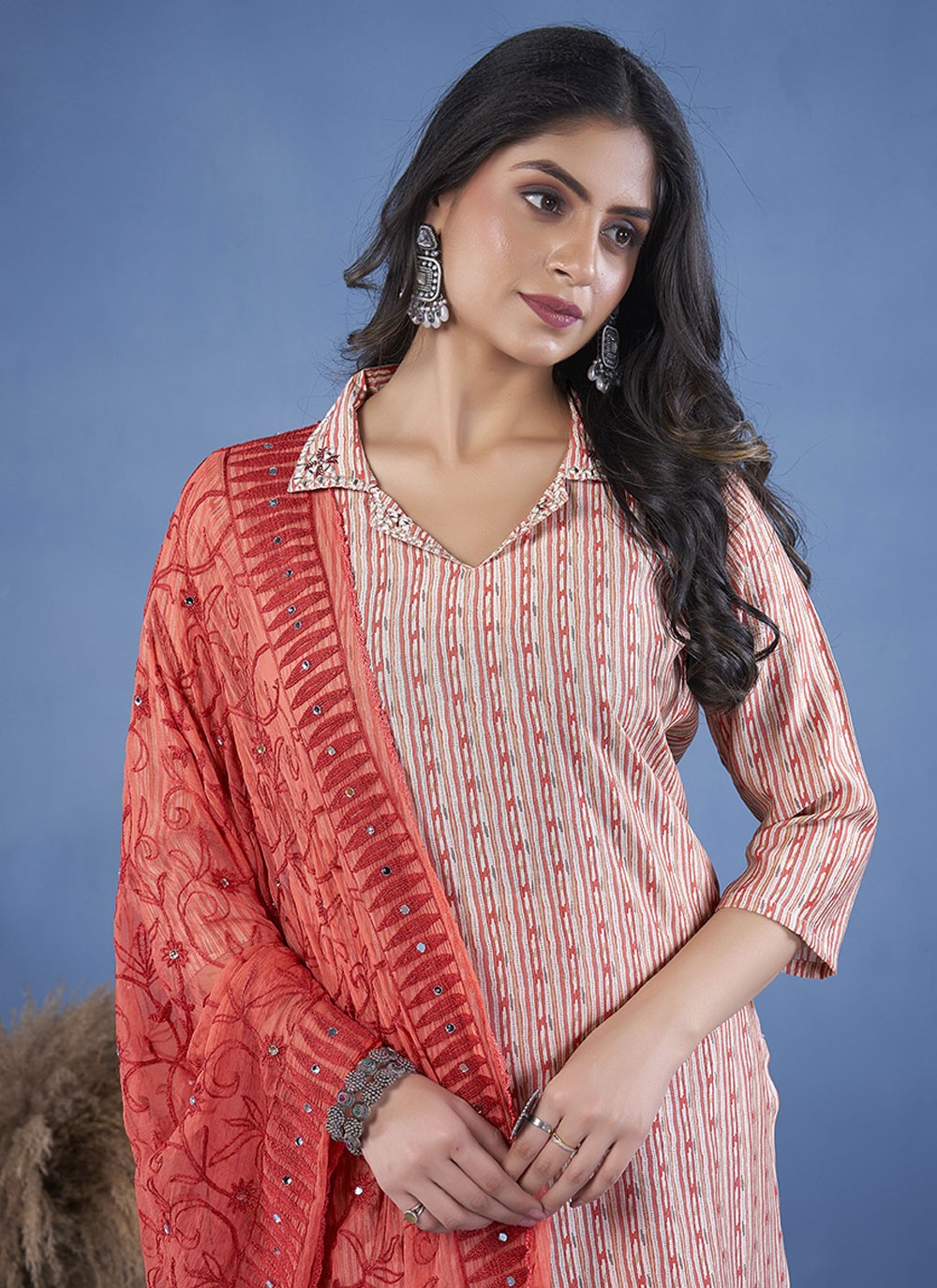 Art Silk Salwar Suit - T3107