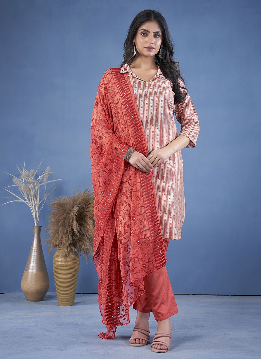 Art Silk Salwar Suit - T3107