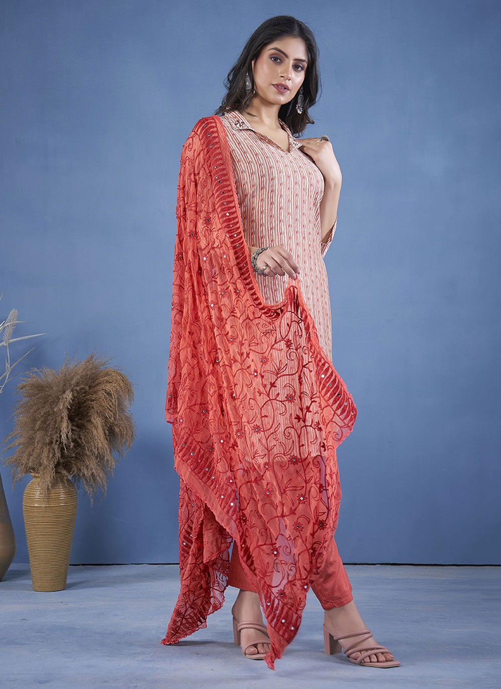 Art Silk Salwar Suit - T3107