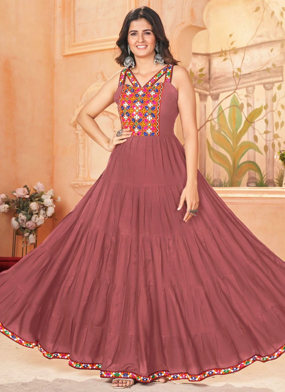 Rayon Gown - G1550